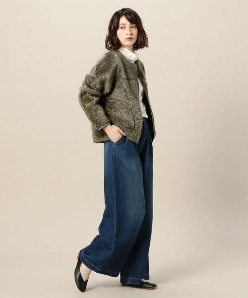 BEAUTY&YOUTH UNITED ARROWS(ビューティーアンドユースユナイテッドアローズ)の「BY ボアブルゾン ◆(ブルゾン・レディース・ブラウン/オリーブ/ベージュ・FREE)」の11枚目の写真