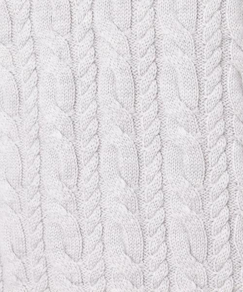 BEAUTY&YOUTH UNITED ARROWS（ビューティーアンドユースユナイテッドアローズ）の「BY ウォッシャブル ノーブル ケーブル ニット ◆（ニット/セーター・メンズ・ネイビー/ワインレッド/ライトグレー・LARGE/X-LARGE/MEDIUM/SMALL）」の6枚目の写真