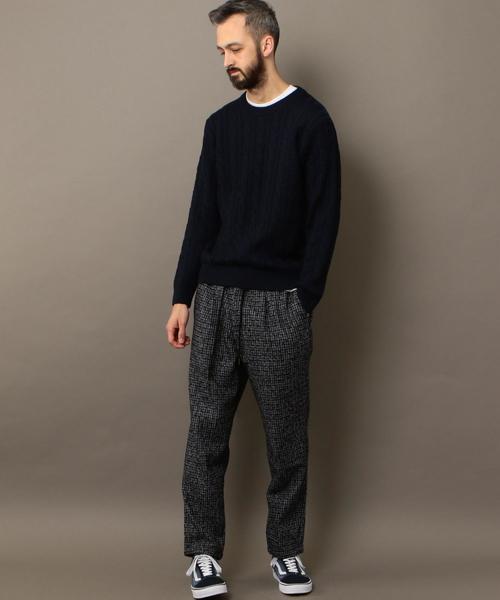 BEAUTY&YOUTH UNITED ARROWS（ビューティーアンドユースユナイテッドアローズ）の「BY ウォッシャブル ノーブル ケーブル ニット ◆（ニット/セーター・メンズ・ネイビー/ワインレッド/ライトグレー・LARGE/X-LARGE/MEDIUM/SMALL）」の15枚目の写真