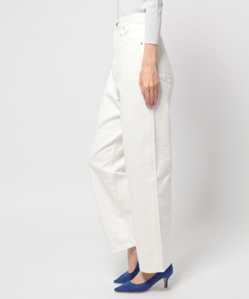 BLISS POINT（ブリスポイント）の「【Sサイズ展開】デニムカラーワイドパンツ/779887（デニムパンツ・レディース・ブルー/ホワイト/ライトブルー/ネイビー・MEDIUM/SMALL/LARGE）」の7枚目の写真