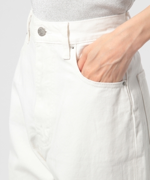 BLISS POINT（ブリスポイント）の「【Sサイズ展開】デニムカラーワイドパンツ/779887（デニムパンツ・レディース・ブルー/ホワイト/ライトブルー/ネイビー・MEDIUM/SMALL/LARGE）」の9枚目の写真