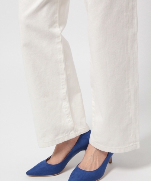 BLISS POINT（ブリスポイント）の「【Sサイズ展開】デニムカラーワイドパンツ/779887（デニムパンツ・レディース・ブルー/ホワイト/ライトブルー/ネイビー・MEDIUM/SMALL/LARGE）」の13枚目の写真