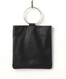 MOUSSY | METAL CIRCLE HANDLE BAG(ハンドバッグ)