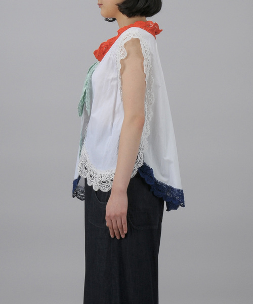 TSUMORI CHISATO（ツモリチサト）の「S ﾔｼの木ﾚｰｽ（シャツ