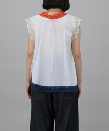 TSUMORI CHISATOレディース半袖ブラウス TSUMORI CHISATO（ツモリチサト）の「ﾀﾞﾝｼﾝｸﾞﾌﾗﾜｰ（シャツ