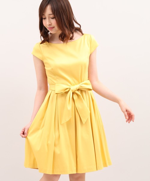 Maglie Par Ef De マーリエパーエフデ の Maglie White リボンベルトワンピース ワンピース Wear
