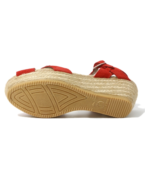 ROSE BUD（ローズバッド）の「(TRADITIONAL) S1085 AFELPADO SUEDE/JUTE STRAP SNDL（サンダル・レディース・ブラウン系その他/レッド系その他・35/36/37/38/39）」の4枚目の写真