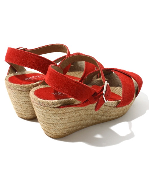 ROSE BUD（ローズバッド）の「(TRADITIONAL) S1085 AFELPADO SUEDE/JUTE STRAP SNDL（サンダル・レディース・ブラウン系その他/レッド系その他・35/36/37/38/39）」の5枚目の写真