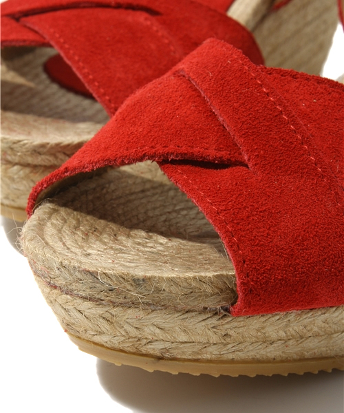 ROSE BUD（ローズバッド）の「(TRADITIONAL) S1085 AFELPADO SUEDE/JUTE STRAP SNDL（サンダル・レディース・ブラウン系その他/レッド系その他・35/36/37/38/39）」の7枚目の写真