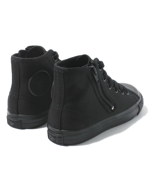 CONVERSE（コンバース）の「CHILD ALL STAR RZ HI/チャイルド オールスター RZ HI（スニーカー・キッズ・ブラック×ブラック・15cm/16cm/17cm/18cm/19cm/20cm/21cm/22cm）」の4枚目の写真