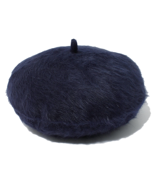 Ray BEAMS（レイビームス）の「□Ray BEAMS / アンゴラファー ベレー（ハンチング/ベレー帽・レディース・ライトグレー/ベージュ/ピンク/ネイビー・ONE SIZE）」の11枚目の写真