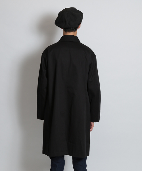 niko and...（ニコアンド）の「ツイルステンカラーコート（ステンカラーコート・メンズ・ブラック/ベージュ・MEDIUM/LARGE）」の14枚目の写真