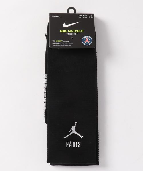 NIKE(ナイキ)の「PSG / パリサンジェルマン × ジョーダンブランド U Ng Mtch Otc Sock 3g(ソックス/靴下・メンズ・ホワイト/ブラック・FREE)」の5枚目の写真