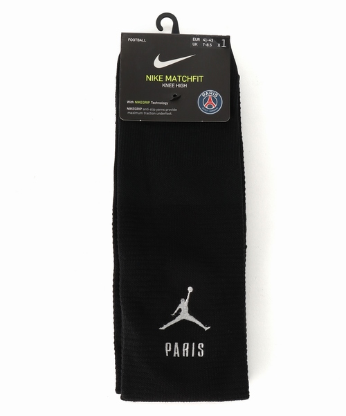 NIKE(ナイキ)の「PSG / パリサンジェルマン × ジョーダンブランド U Ng Mtch Otc Sock 3g(ソックス/靴下・メンズ・ホワイト/ブラック・FREE)」の6枚目の写真