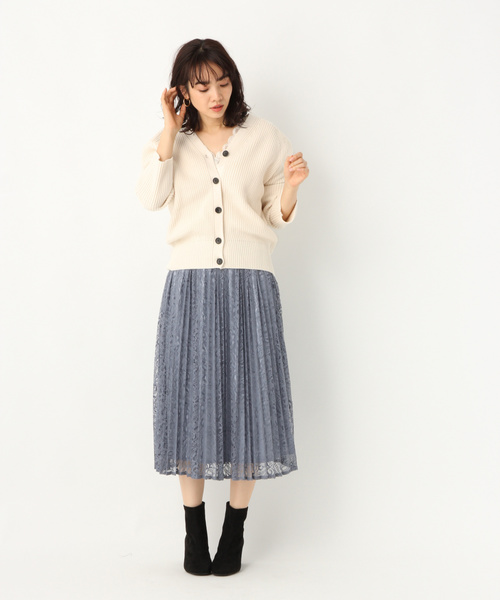 A part by（アパートバイ）の「5GCエアリーアゼVロングカーディガン  822727（カーディガン/ボレロ・レディース・ライトブルー/ブラック/ベージュ/オフホワイト/カーキ・FREE）」の6枚目の写真