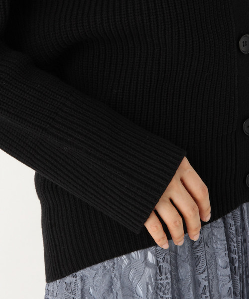 A part by（アパートバイ）の「5GCエアリーアゼVロングカーディガン  822727（カーディガン/ボレロ・レディース・ライトブルー/ブラック/ベージュ/オフホワイト/カーキ・FREE）」の16枚目の写真