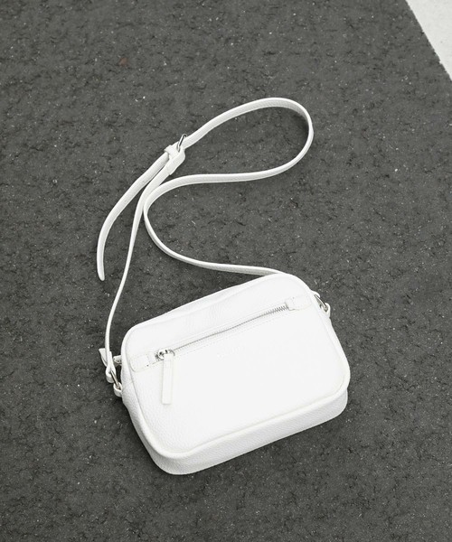 CONVERSE（コンバース）の「【CONVERSE】ViS別注 ボックスショルダーバッグ（ショルダーバッグ・レディース・ホワイト/ブラック/グレー・FREE）」の6枚目の写真