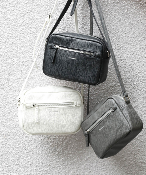 CONVERSE（コンバース）の「【CONVERSE】ViS別注 ボックスショルダーバッグ（ショルダーバッグ・レディース・ホワイト/ブラック/グレー・FREE）」の7枚目の写真