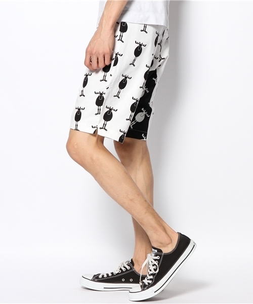 BOOFOOWOO(ブーフーウー)の「ハーフパンツ(MEN'S)(カーゴパンツ・メンズ・ブラック/レッド・SMALL/MEDIUM)」の3枚目の写真