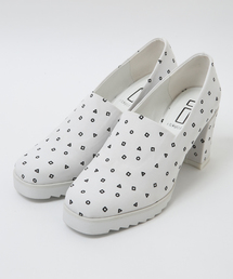 i | プリント厚底パンプス(パンプス)