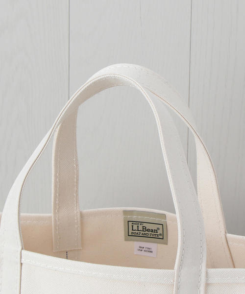 L.L.Bean（エルエルビーン）の「＜L.L.Bean＞TOTE BAG M WHITE/バッグ.（トートバッグ・メンズ・ホワイト・FREE）」の4枚目の写真