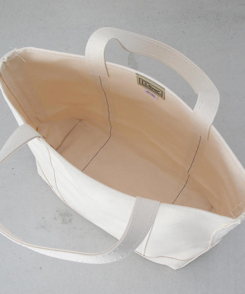 L.L.Bean（エルエルビーン）の「＜L.L.Bean＞TOTE BAG M WHITE/バッグ.（トートバッグ・メンズ・ホワイト・FREE）」の6枚目の写真