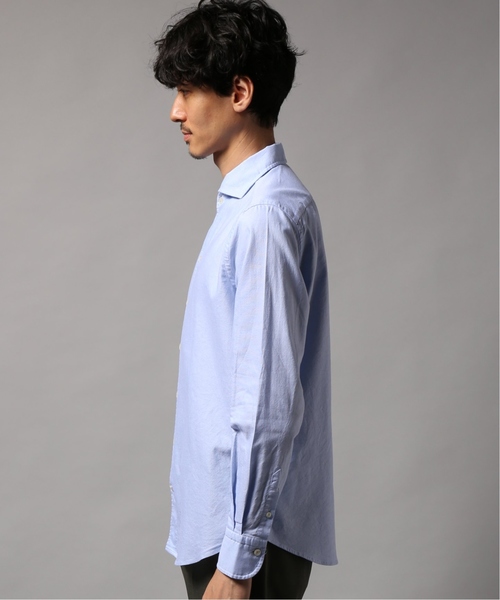 EDIFICE(エディフィス)の「Matteucci / Belesto オックスフォード シャツ(シャツ/ブラウス・メンズ・ホワイト/サックスブルー・SMALL/LARGE/MEDIUM/X-SMALL)」の11枚目の写真