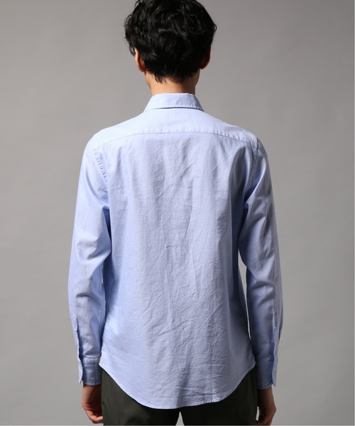 EDIFICE(エディフィス)の「Matteucci / Belesto オックスフォード シャツ(シャツ/ブラウス・メンズ・ホワイト/サックスブルー・SMALL/LARGE/MEDIUM/X-SMALL)」の7枚目の写真