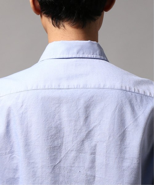 EDIFICE(エディフィス)の「Matteucci / Belesto オックスフォード シャツ(シャツ/ブラウス・メンズ・ホワイト/サックスブルー・SMALL/LARGE/MEDIUM/X-SMALL)」の5枚目の写真