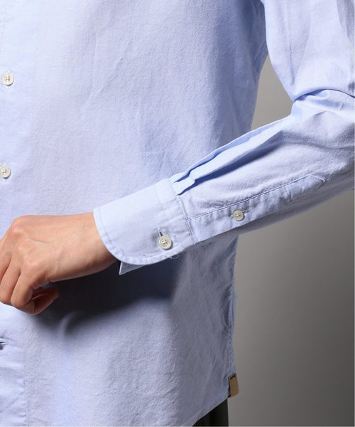 EDIFICE(エディフィス)の「Matteucci / Belesto オックスフォード シャツ(シャツ/ブラウス・メンズ・ホワイト/サックスブルー・SMALL/LARGE/MEDIUM/X-SMALL)」の3枚目の写真