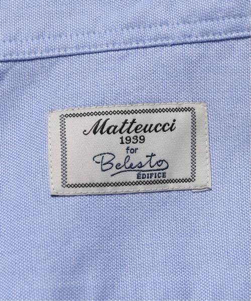EDIFICE(エディフィス)の「Matteucci / Belesto オックスフォード シャツ(シャツ/ブラウス・メンズ・ホワイト/サックスブルー・SMALL/LARGE/MEDIUM/X-SMALL)」の8枚目の写真