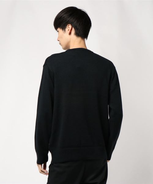 CRAFT STANDARD BOUTIQUE(クラフトスタンダードブティック)の「ハイツイストサイドリブニットプルオーバー*(ニット/セーター・メンズ・ネイビー/ライトグレー/ブラック・LL/M/L)」の5枚目の写真