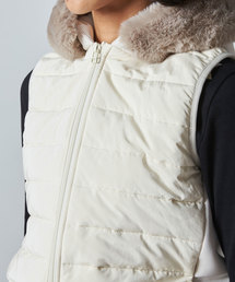 美品✨ ダブルスタンダードクロージング レイヤード風ダウンベスト　オーバーサイズ DOUBLE STANDARD CLOTHING｜ダブル スタンダード クロージングの