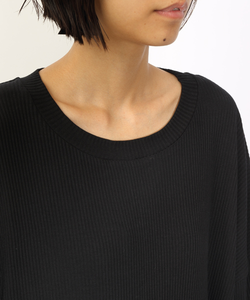 i(アイ)の「RIBロングTワンピース(ワンピース・レディース・ホワイト/ブラック・FREE)」の5枚目の写真