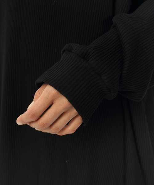 i(アイ)の「RIBロングTワンピース(ワンピース・レディース・ホワイト/ブラック・FREE)」の6枚目の写真