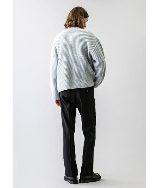 MONKEY TIME（モンキータイム）の「＜monkey time＞ AZE CLR/MLG CROPPED CREW NECK/ニット（ニット/セーター・メンズ・ライトブルー/ライトピンク・M/S/L）」の8枚目の写真