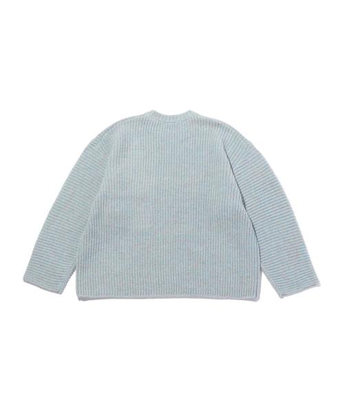 MONKEY TIME（モンキータイム）の「＜monkey time＞ AZE CLR/MLG CROPPED CREW NECK/ニット（ニット/セーター・メンズ・ライトブルー/ライトピンク・M/S/L）」の15枚目の写真