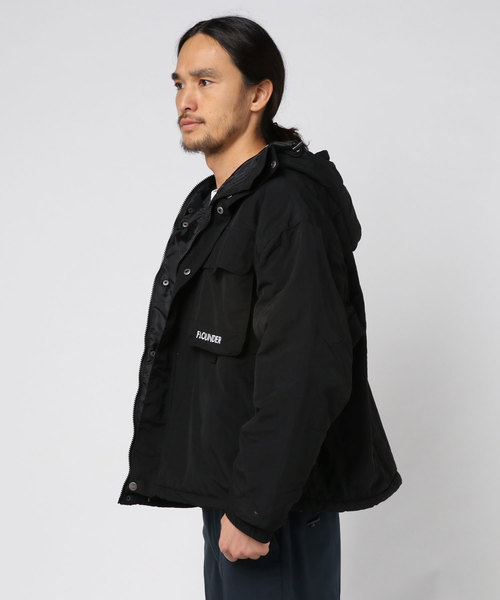 WEGO（ウィゴー）の「WEGO/パデッドマウンテンブルゾン（ブルゾン・メンズ・ブラック/ベージュ・MEDIUM/LARGE）」の18枚目の写真