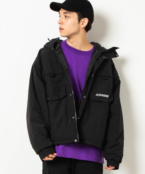 WEGO（ウィゴー）の「WEGO/パデッドマウンテンブルゾン（ブルゾン・メンズ・ブラック/ベージュ・MEDIUM/LARGE）」の2枚目の写真