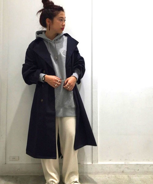 セール ブランド古着 トレンチコート トレンチコート E Hyphen World Gallery イーハイフンワールドギャラリー のファッション通販 Zozoused