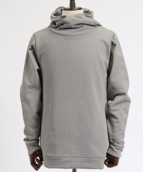 CAMBIO（カンビオ）の「mpa2240-URAKE Volume Neck Knit Pullover Parka プルオーバーパーカー（パーカー・メンズ・ブラック/グレー/ナチュラル・M/L）」の17枚目の写真