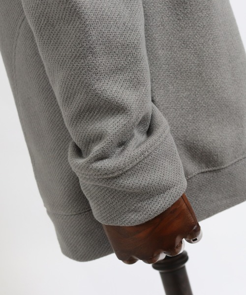 CAMBIO（カンビオ）の「mpa2240-URAKE Volume Neck Knit Pullover Parka プルオーバーパーカー（パーカー・メンズ・ブラック/グレー/ナチュラル・M/L）」の21枚目の写真