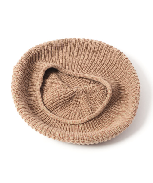RACAL（ラカル）の「Rasta Knit Beret Tam / ラスタニットベレー　タム（ニットキャップ/ビーニー・メンズ・チャコールグレー/ブラック/ベージュ/ネイビー・FREE）」の10枚目の写真