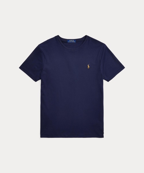 POLO RALPH LAUREN（ポロ ラルフ ローレン）の「カスタム スリム ソフト コットン Tシャツ（Tシャツ/カットソー・メンズ・ネイビー系1・LARGE/SMALL/MEDIUM/X-SMALL/X-LARGE/XX-LARGE）」の2枚目の写真