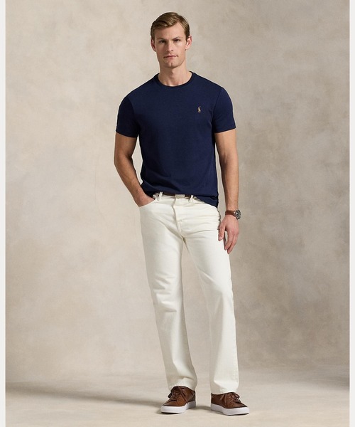 POLO RALPH LAUREN（ポロ ラルフ ローレン）の「カスタム スリム ソフト コットン Tシャツ（Tシャツ/カットソー・メンズ・ネイビー系1・LARGE/SMALL/MEDIUM/X-SMALL/X-LARGE/XX-LARGE）」の3枚目の写真