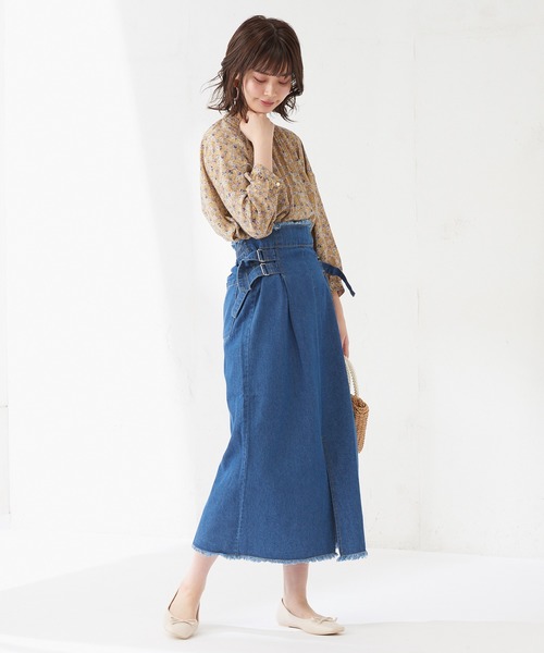natural couture（ナチュラルクチュール）の「両脇ベルト付