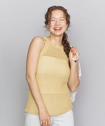 BEAUTY&YOUTH UNITED ARROWS | ＜Missing you already＞メッシュノースリーブニット ◆(ニット/セーター)