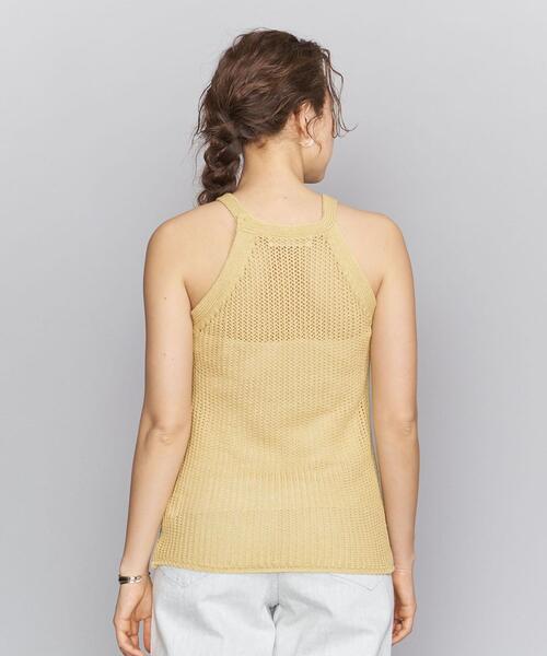 BEAUTY&YOUTH UNITED ARROWS(ビューティーアンドユースユナイテッドアローズ)の「<Missing you already>メッシュノースリーブニット ◆(ニット/セーター・レディース・ベージュ/マスタード・S/M)」の5枚目の写真