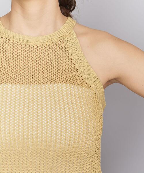 BEAUTY&YOUTH UNITED ARROWS(ビューティーアンドユースユナイテッドアローズ)の「<Missing you already>メッシュノースリーブニット ◆(ニット/セーター・レディース・ベージュ/マスタード・S/M)」の11枚目の写真