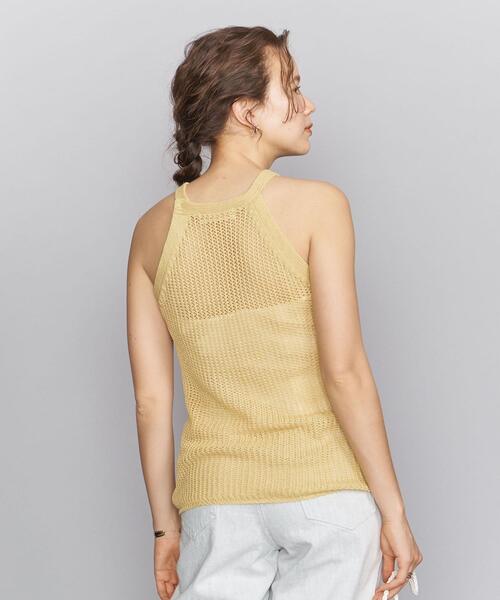 BEAUTY&YOUTH UNITED ARROWS(ビューティーアンドユースユナイテッドアローズ)の「<Missing you already>メッシュノースリーブニット ◆(ニット/セーター・レディース・ベージュ/マスタード・S/M)」の14枚目の写真